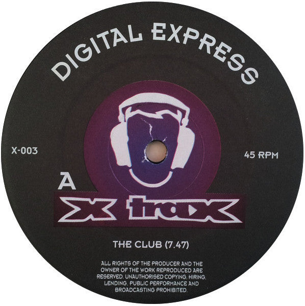 Digital Express - The Club / Man, Woman, Love (12" Tweedehands)