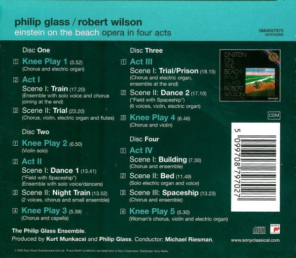 Philip Glass / Robert Wilson (2) - Einstein On The Beach (CD) - Discords.nl