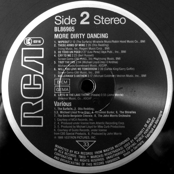 Various - More Dirty Dancing (LP Tweedehands)