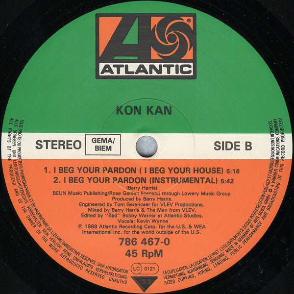 Kon Kan - I Beg Your Pardon (12" Tweedehands)