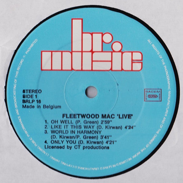 Fleetwood Mac - Live (LP Tweedehands)