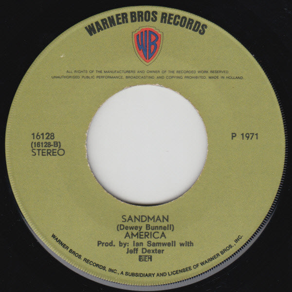 America (2) - A Horse With No Name / Everyone I Meet Is From California (7-inch Tweedehands)