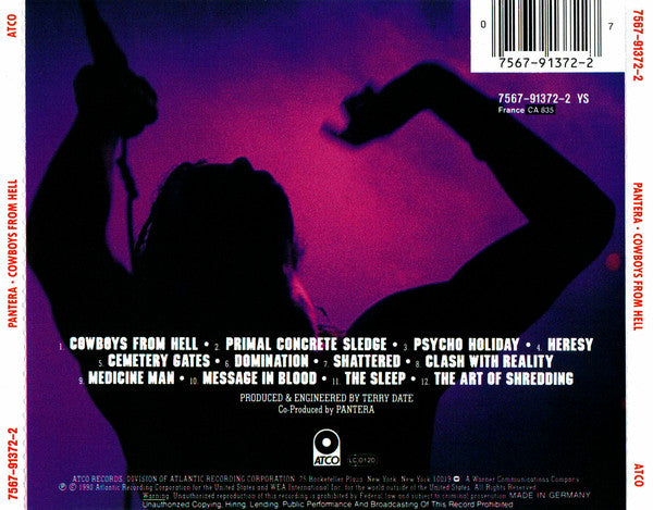 Pantera - Cowboys From Hell (CD)