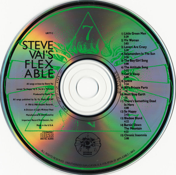 Steve Vai - Flex-Able (CD Tweedehands)