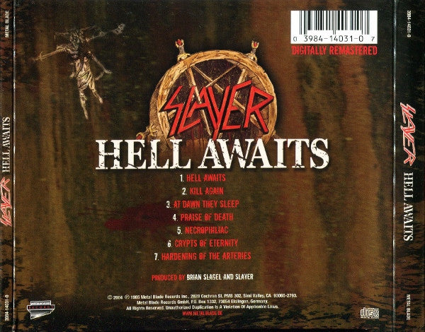 Slayer - Hell Awaits (CD)