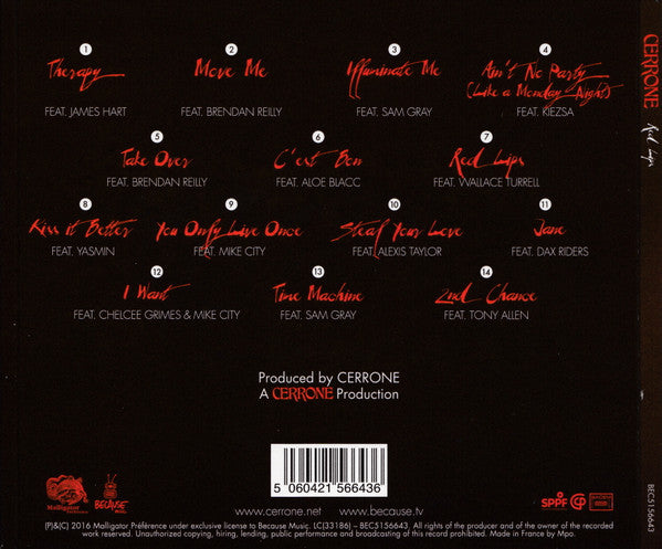 Cerrone - Red Lips (CD)