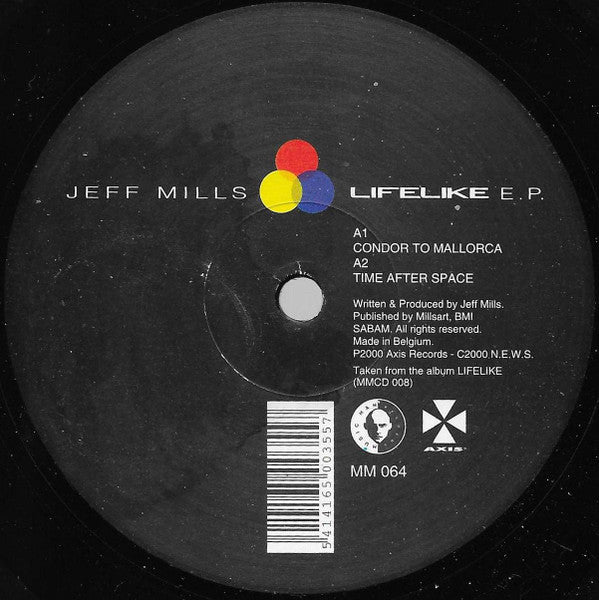 Jeff Mills - Lifelike E.P. (12" Tweedehands)