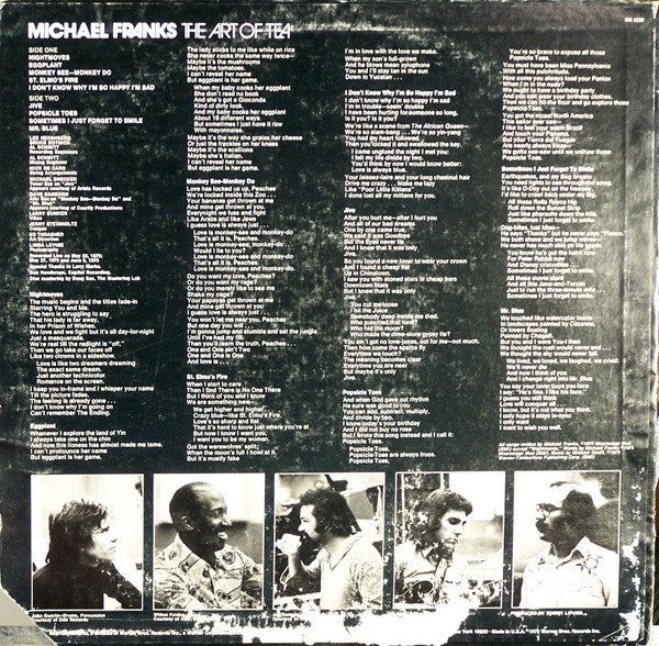 Michael Franks - The Art Of Tea (LP Tweedehands)