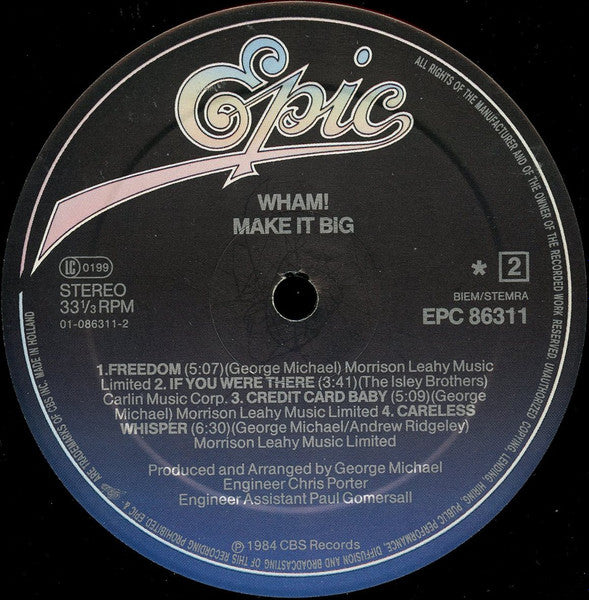 Wham! - Make It Big (LP Tweedehands)