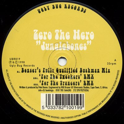 Zero The Hero - Junglebones (12" Tweedehands)