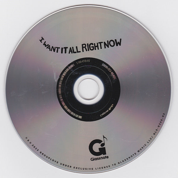 Grouplove - I want it all right now (CD)