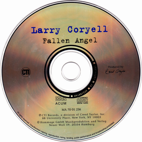 Larry Coryell - Fallen Angel (CD Tweedehands)