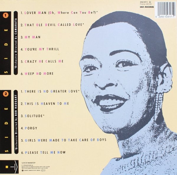 Billie Holiday - Lover Man (LP Tweedehands)