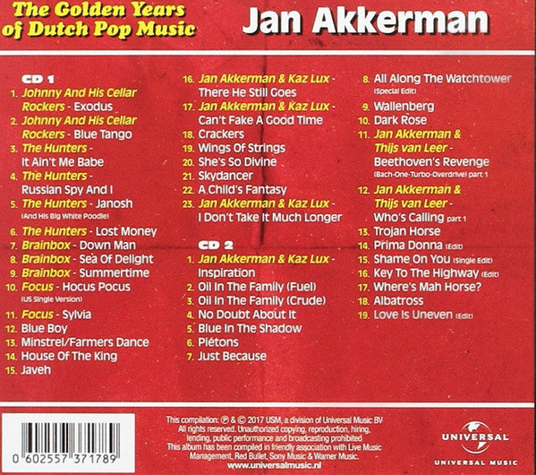 Jan Akkerman - The Golden Years Of Dutch Pop Music (Solo & Groups) (CD Tweedehands)