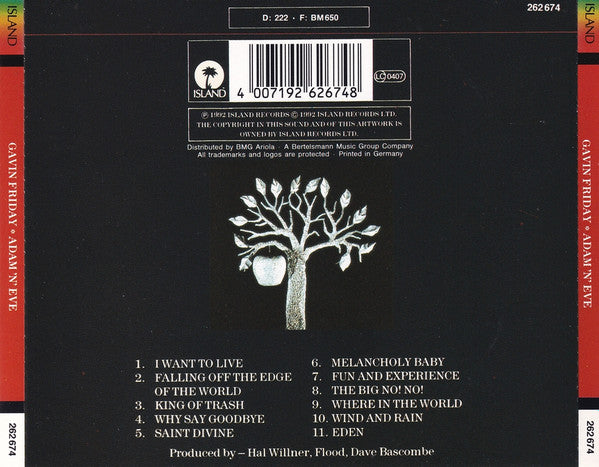 Gavin Friday - Adam 'n' Eve (CD Tweedehands) - Discords.nl