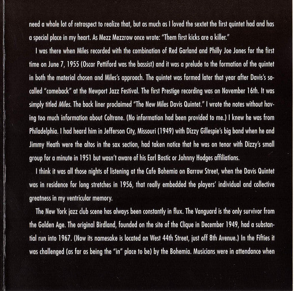 Miles Davis Quintet, The - Relaxin' With The Miles Davis Quintet (CD Tweedehands)