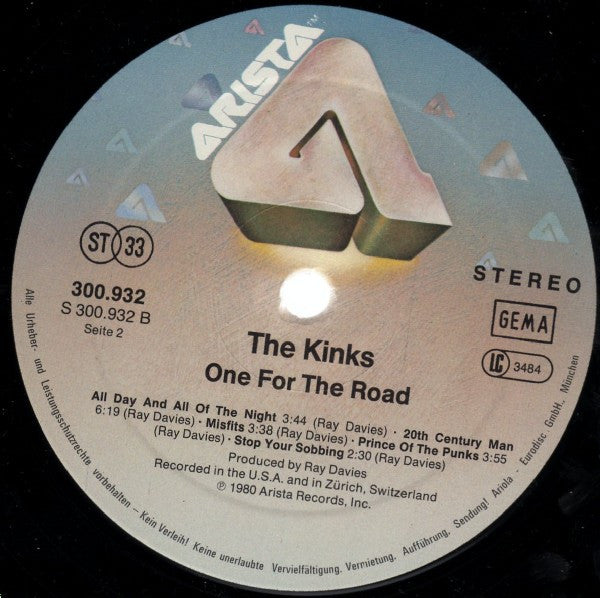 Kinks, The - One For The Road (LP Tweedehands)