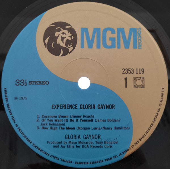 Gloria Gaynor - Experience Gloria Gaynor (LP Tweedehands) - Discords.nl