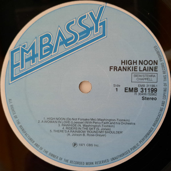 Frankie Laine - High Noon (LP Tweedehands)