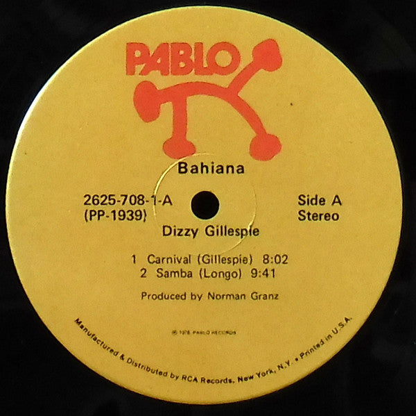 Dizzy Gillespie - Bahiana (LP Tweedehands) - Discords.nl