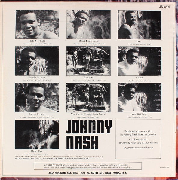 Johnny Nash - Hold Me Tight (LP Tweedehands)