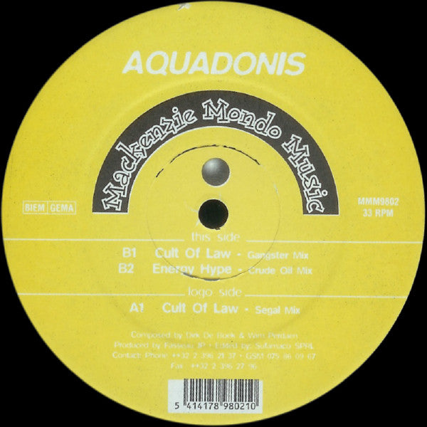 Aquadonis - Cult Of Law (12" Tweedehands)