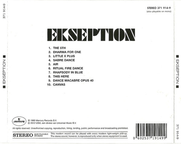 Ekseption - Ekseption (CD Tweedehands)