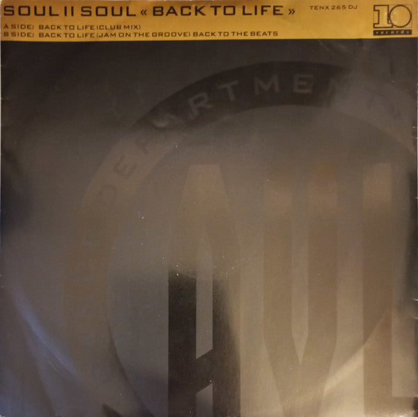 Soul II Soul - Back To Life (Club Mix) (12" Tweedehands)