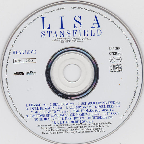 Lisa Stansfield - Real Love (CD)