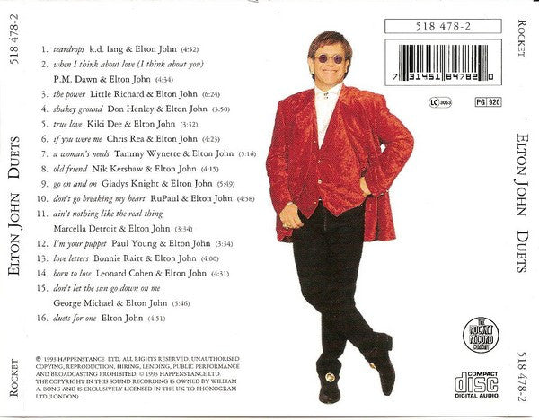 Elton John - Duets (CD Tweedehands) - Discords.nl