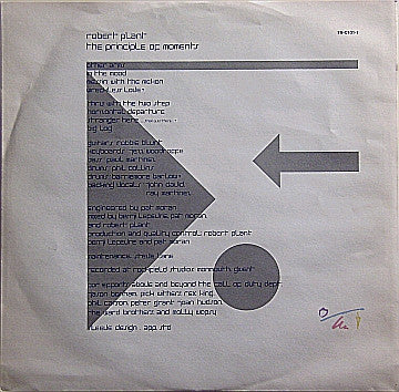 Robert Plant - The Principle Of Moments (LP Tweedehands) - Discords.nl