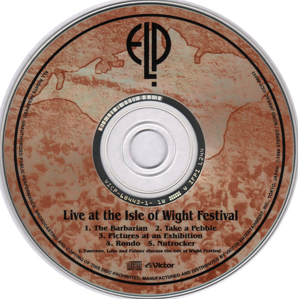 Emerson, Lake & Palmer - Live At The Isle Of Wight Festival (CD)