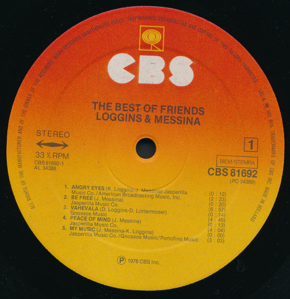 Loggins And Messina - The Best Of Friends (LP Tweedehands)