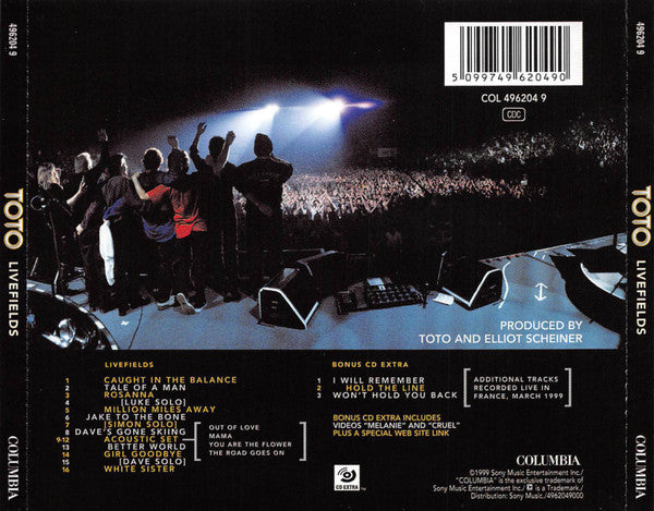 Toto - Livefields (1999 Live) (CD Tweedehands)