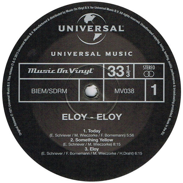 Eloy - Eloy (LP Tweedehands)