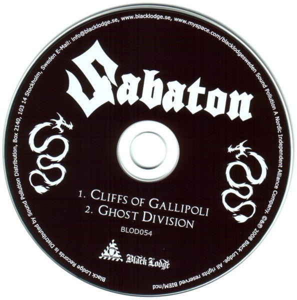 Sabaton - Cliffs Of Gallipoli (CD)