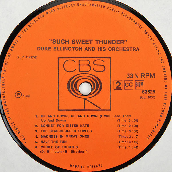 Duke Ellington And His Orchestra - Such Sweet Thunder (LP Tweedehands) - Discords.nl