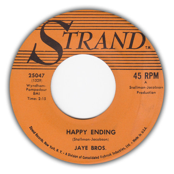 Jaye Bros, The - Goodbye / Happy Ending (7-inch Tweedehands) - Discords.nl