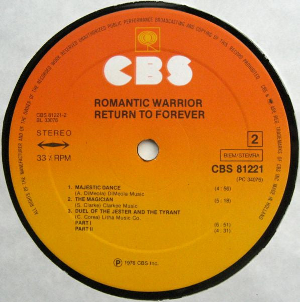 Return To Forever - Romantic Warrior (LP Tweedehands)