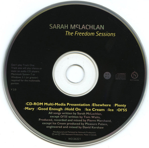 Sarah McLachlan - The Freedom Sessions (CD)