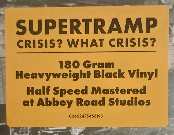 Supertramp - Crisis? What Crisis? (LP) - Discords.nl