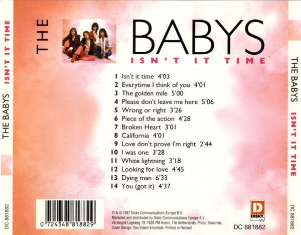 Babys, The - Isn't It Time (CD Tweedehands)