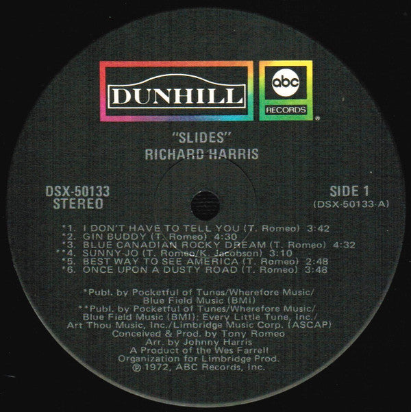 Richard Harris - Slides (LP Tweedehands) - Discords.nl