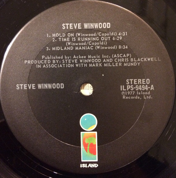 Steve Winwood - Steve Winwood (LP Tweedehands)