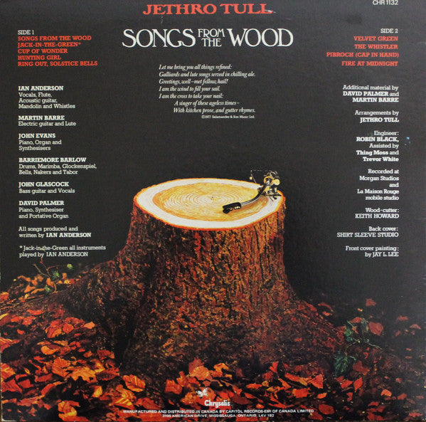 Jethro Tull - Songs From The Wood (LP Tweedehands)