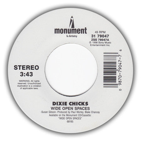 Dixie Chicks - Wide Open Spaces (7-inch Tweedehands) - Discords.nl