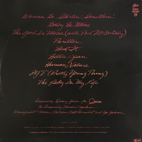 Michael Jackson - Thriller (LP Tweedehands)