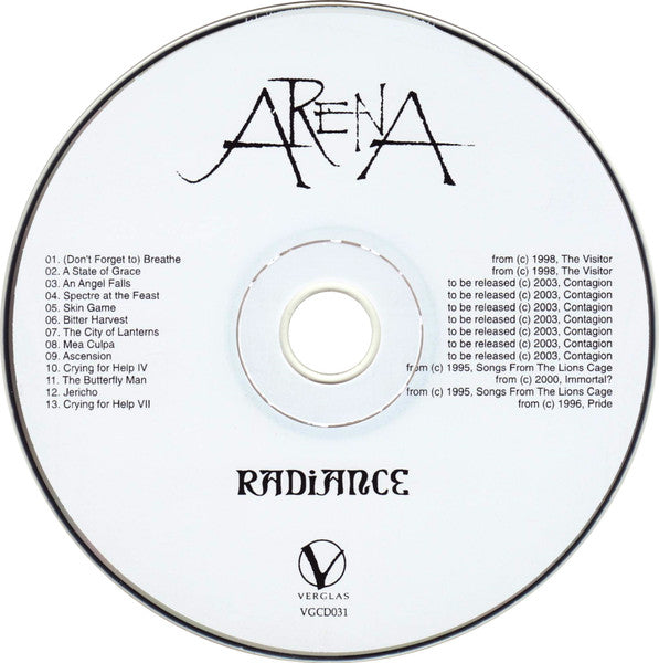 Arena - Radiance (CD Tweedehands)