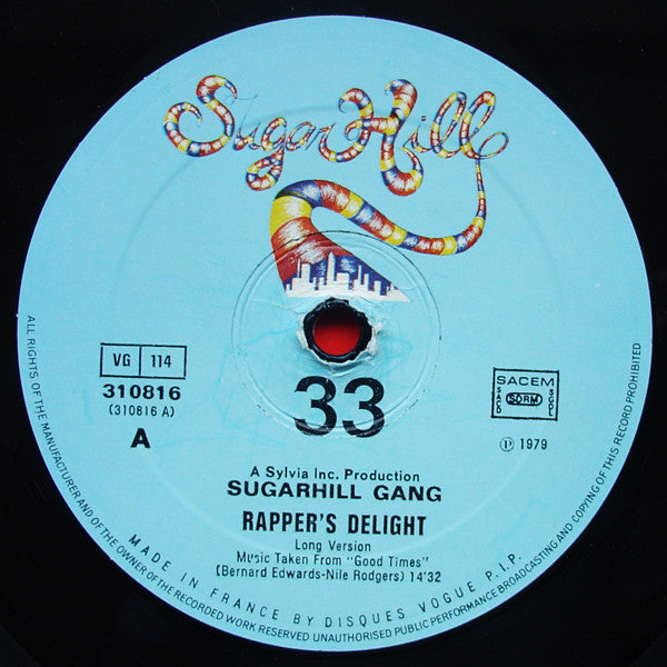 Sugarhill Gang - Rapper's Delight (12" Tweedehands)