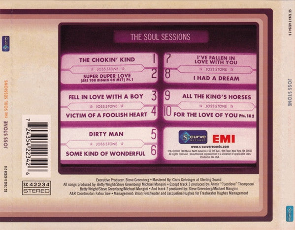 Joss Stone - The Soul Sessions (CD Tweedehands)